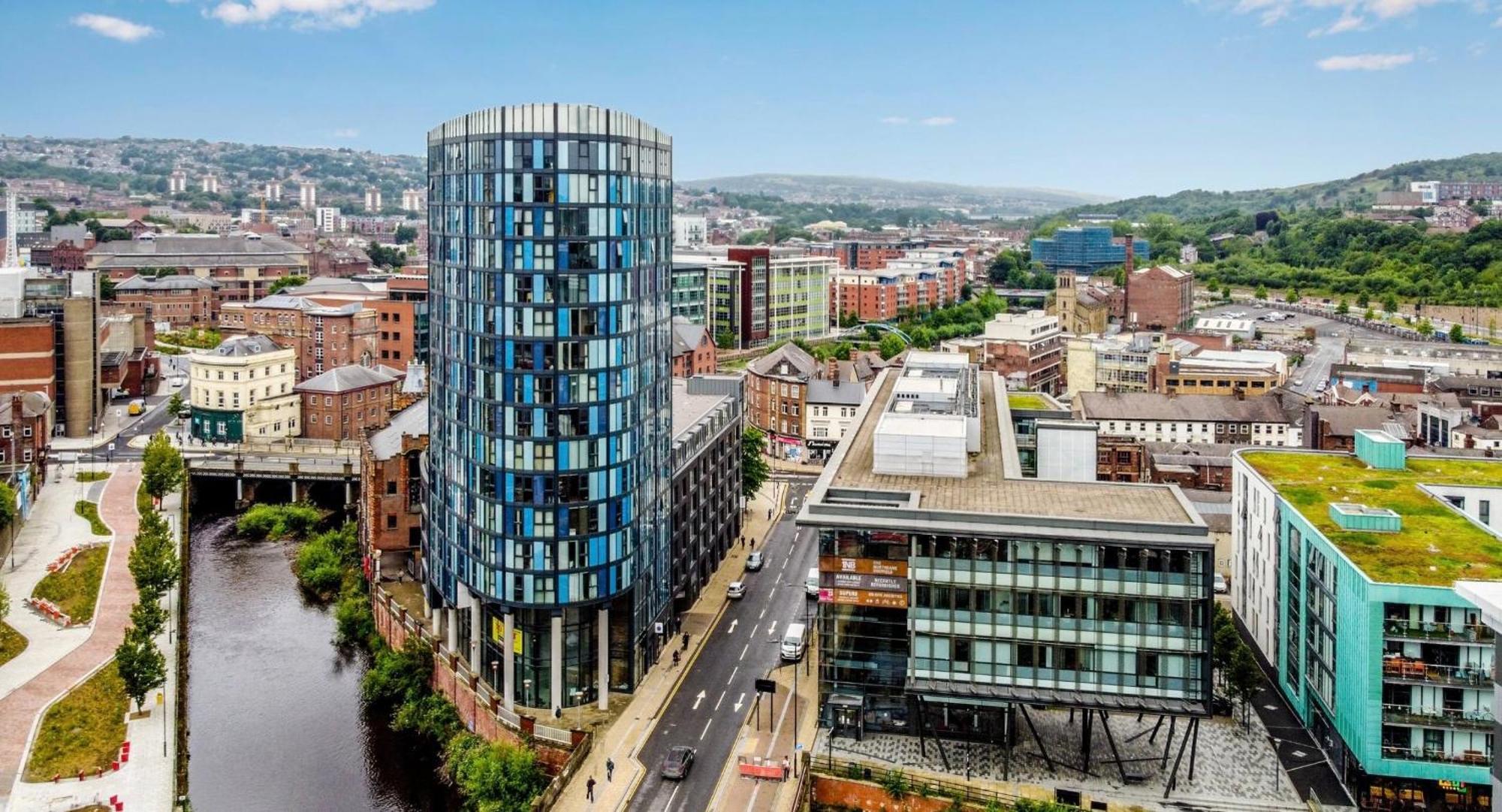 Penthouse Gem, Central, Scenic Views, Stylish, Modern, City Centre 2Br Sheffield Extérieur photo